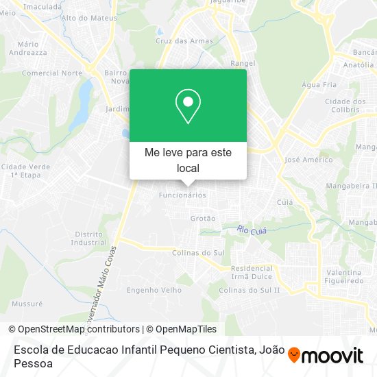Escola de Educacao Infantil Pequeno Cientista mapa