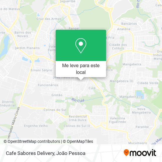 Cafe Sabores Delivery mapa