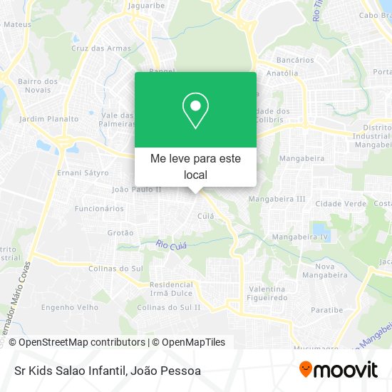 Sr Kids Salao Infantil mapa