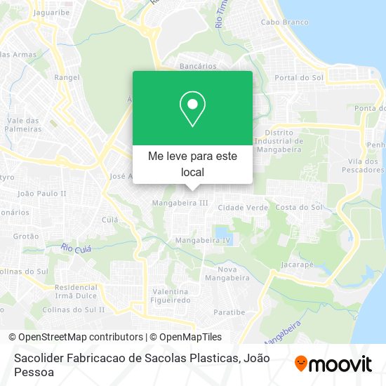 Sacolider Fabricacao de Sacolas Plasticas mapa