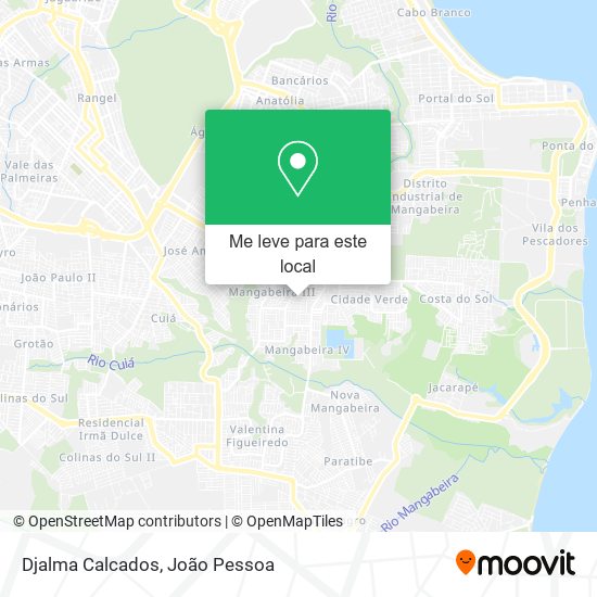 Djalma Calcados mapa