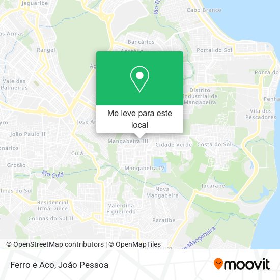 Ferro e Aco mapa