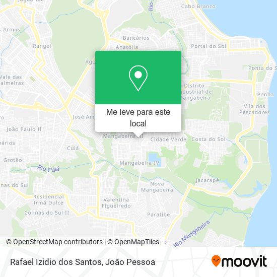 Rafael Izidio dos Santos mapa