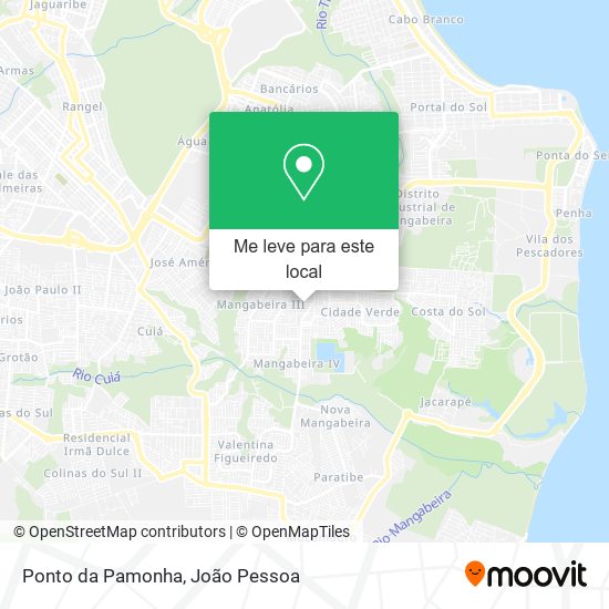 Ponto da Pamonha mapa