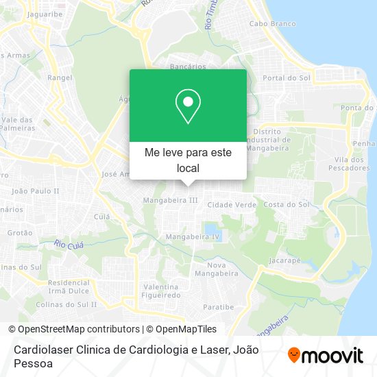 Cardiolaser Clinica de Cardiologia e Laser mapa