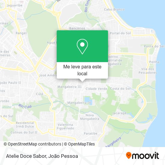 Atelie Doce Sabor mapa