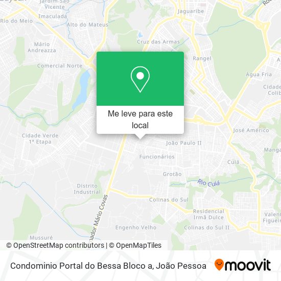 Condominio Portal do Bessa Bloco a mapa