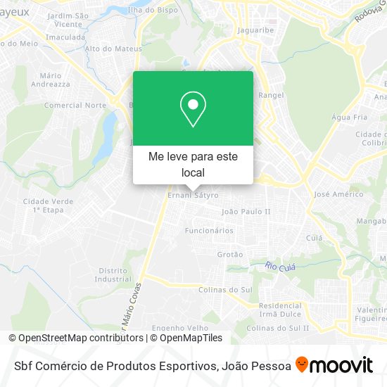 Sbf Comércio de Produtos Esportivos mapa