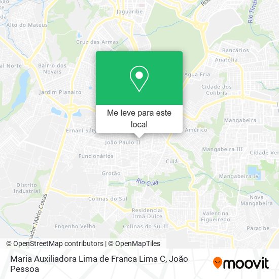 Maria Auxiliadora Lima de Franca Lima C mapa