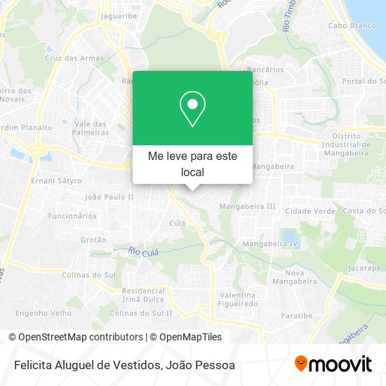 Felicita Aluguel de Vestidos mapa
