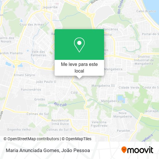 Maria Anunciada Gomes mapa
