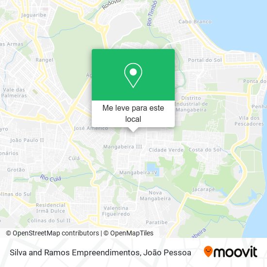 Silva and Ramos Empreendimentos mapa