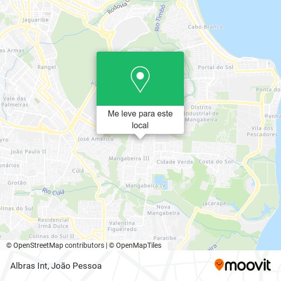 Albras Int mapa