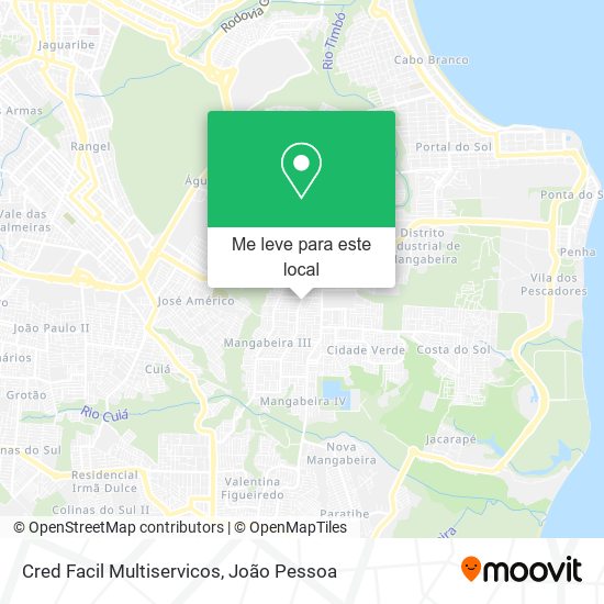 Cred Facil Multiservicos mapa