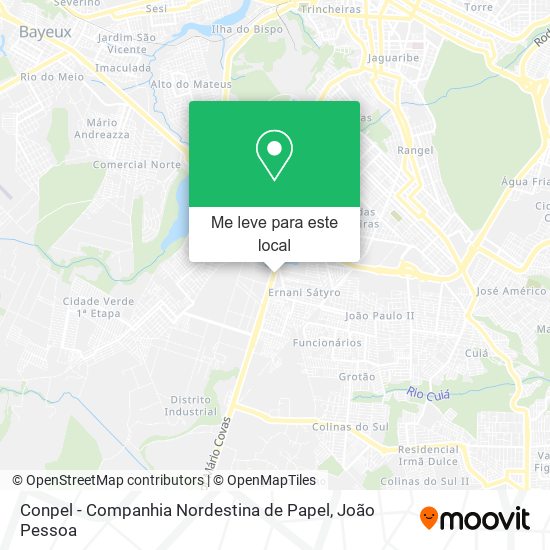 Conpel - Companhia Nordestina de Papel mapa