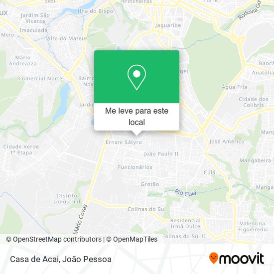 Casa de Acai mapa