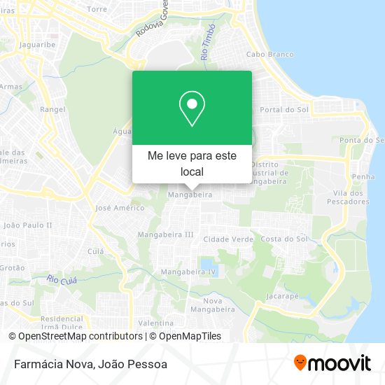 Farmácia Nova mapa