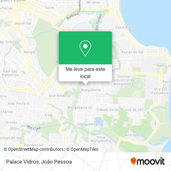 Palace Vidros mapa