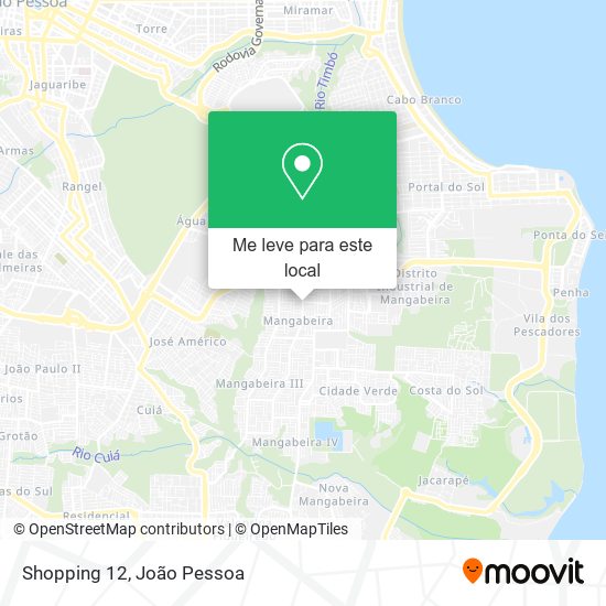 Shopping 12 mapa