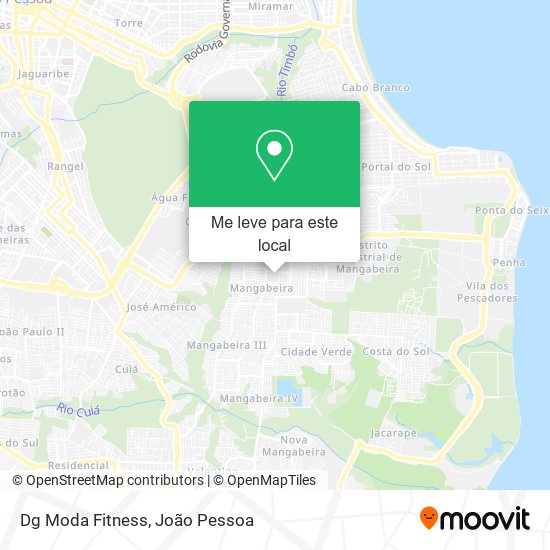 Dg Moda Fitness mapa