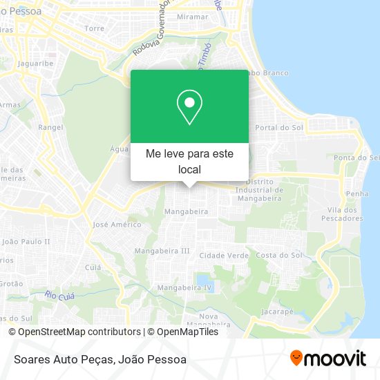 Soares Auto Peças mapa