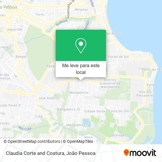 Claudia Corte and Costura mapa