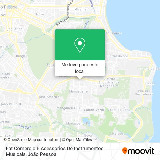 Fat Comercio E Acessorios De Instrumentos Musicais mapa