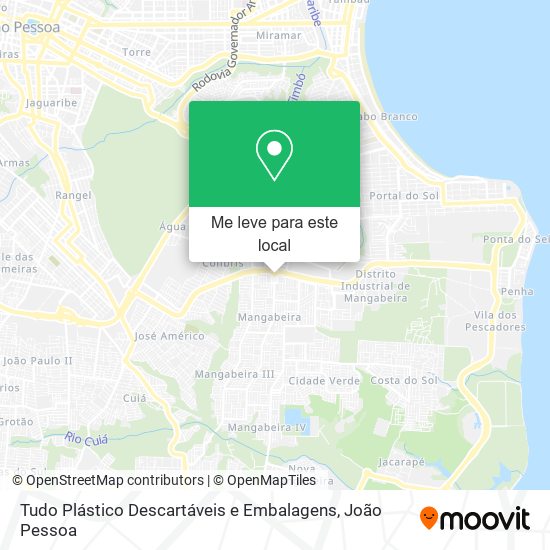 Tudo Plástico Descartáveis e Embalagens mapa