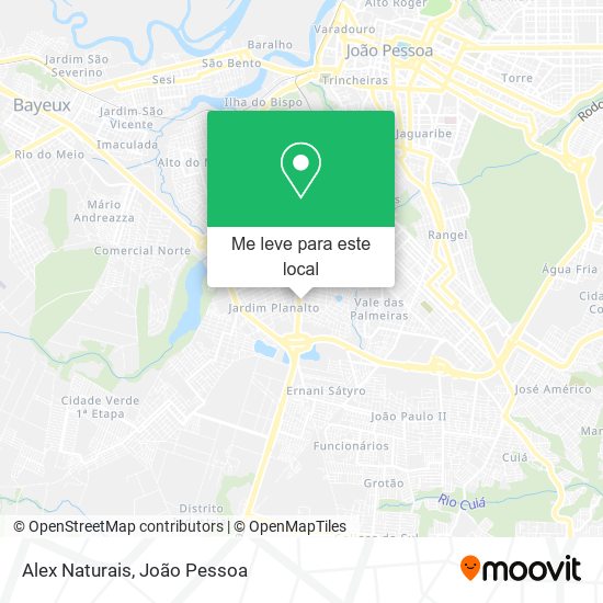 Alex Naturais mapa