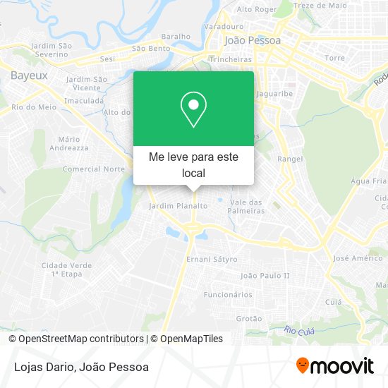 Lojas Dario mapa