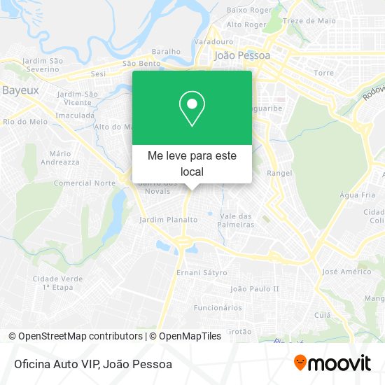 Oficina Auto VIP mapa