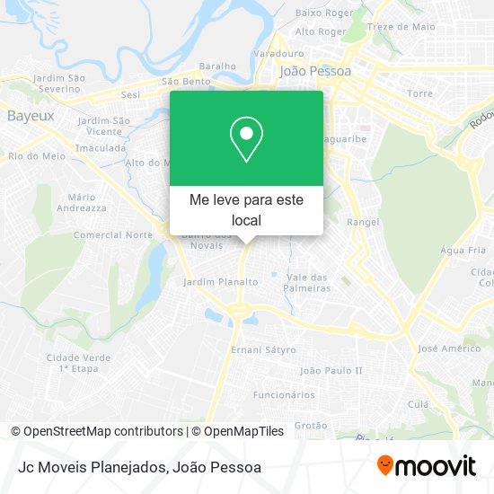Jc Moveis Planejados mapa