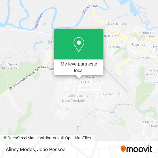 Alinny Modas mapa