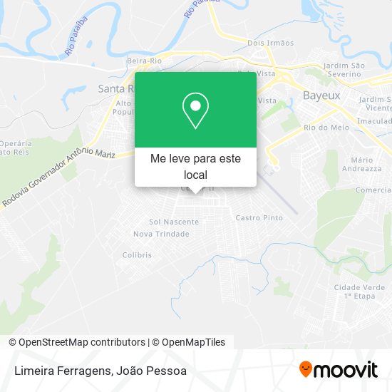 Limeira Ferragens mapa