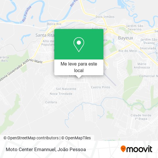 Moto Center Emannuel mapa