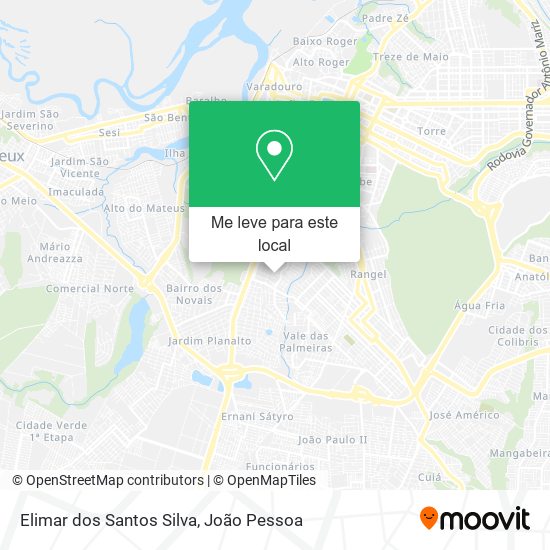 Elimar dos Santos Silva mapa