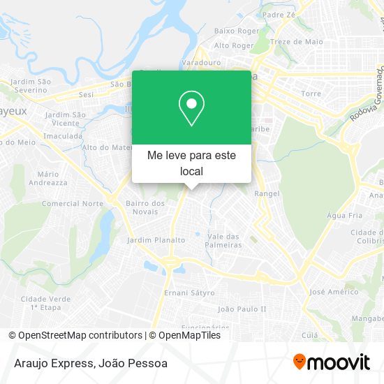 Araujo Express mapa