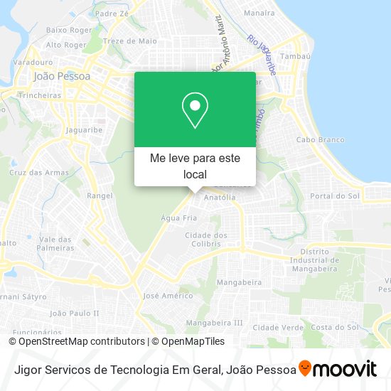 Jigor Servicos de Tecnologia Em Geral mapa