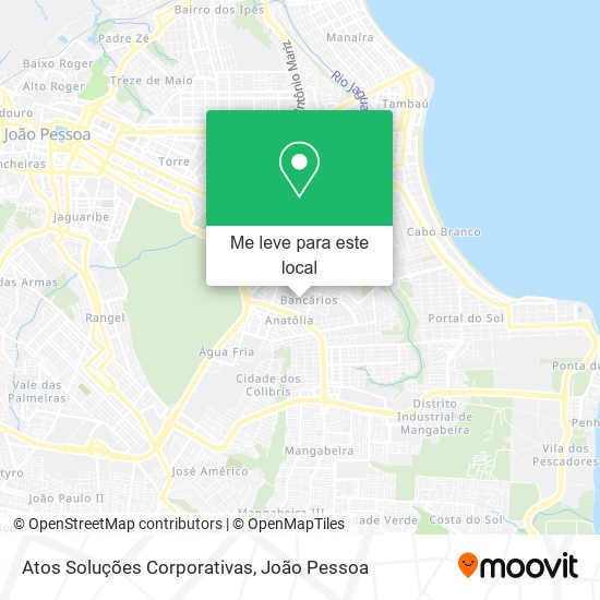 Atos Soluções Corporativas mapa