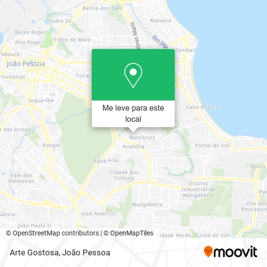 Arte Gostosa mapa