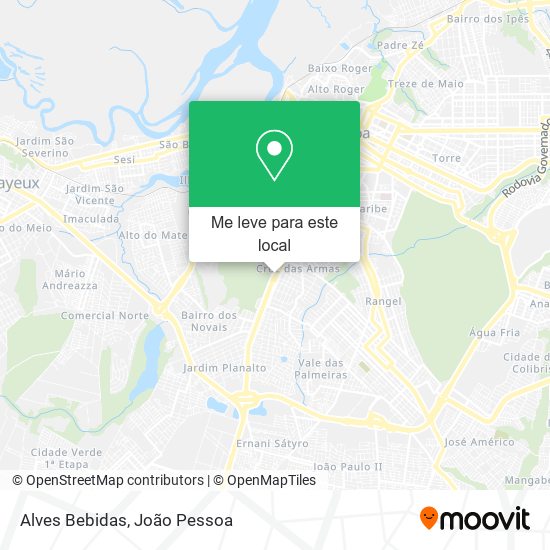 Alves Bebidas mapa