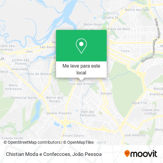 Chistian Moda e Confeccoes mapa