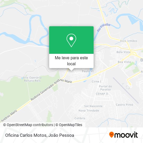 Oficina Carlos Motos mapa