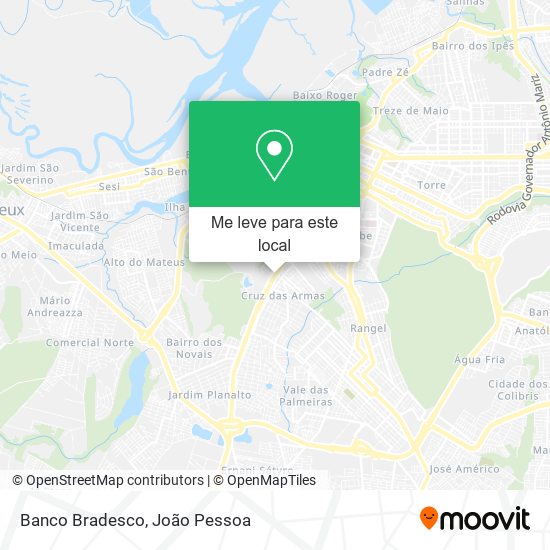 Banco Bradesco mapa