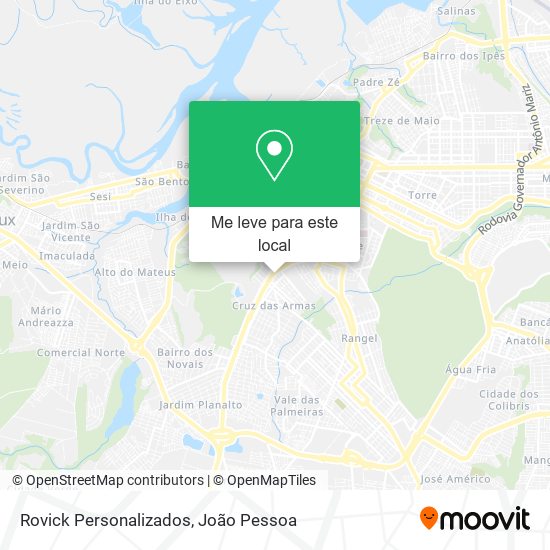 Rovick Personalizados mapa