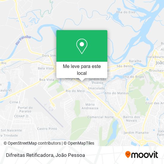 Difreitas Retificadora mapa