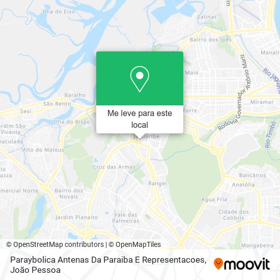 Paraybolica Antenas Da Paraiba E Representacoes mapa