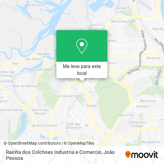 Rainha dos Colchoes Industria e Comercio mapa