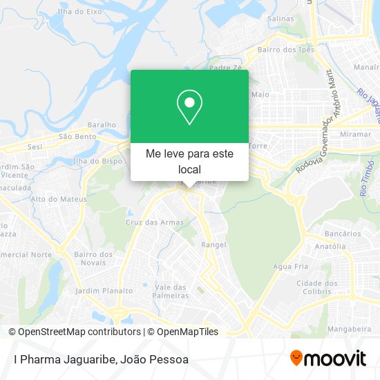 I Pharma Jaguaribe mapa