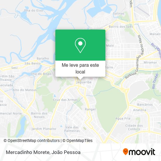 Mercadinho Morete mapa